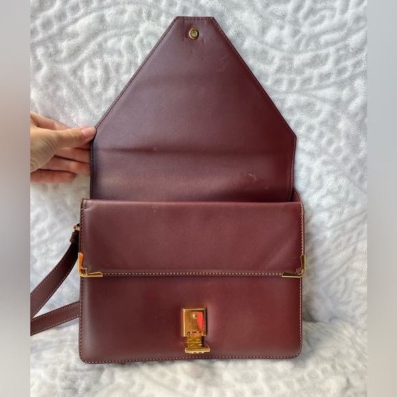 Cartier Must De Cartier Envelope Bordeaux Shoulder Bag - Picture 3 of 12